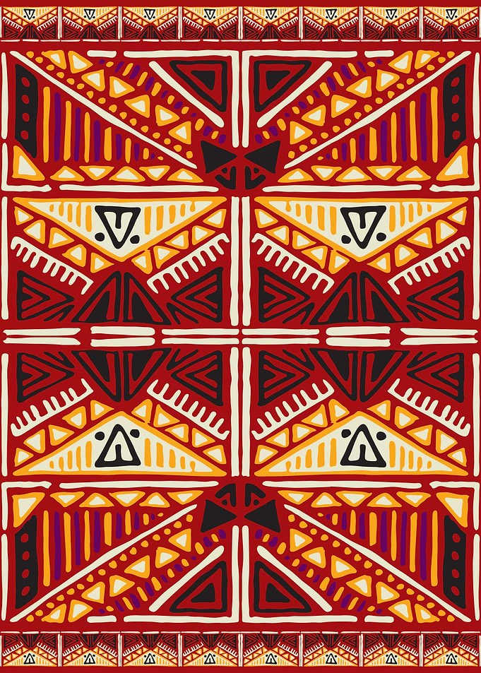 Ethnic Red Tribal
