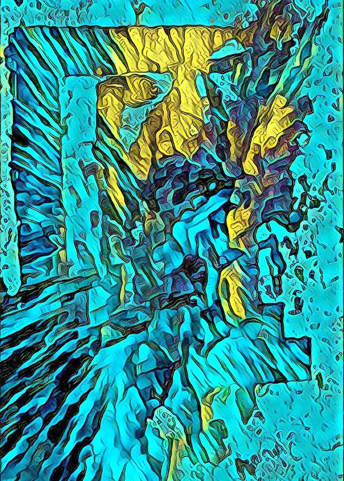 Explosion of Blue