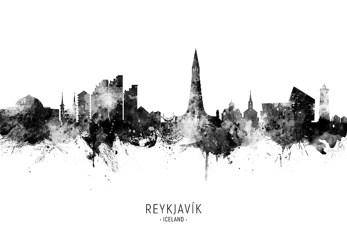Reykjavik Iceland Skyline