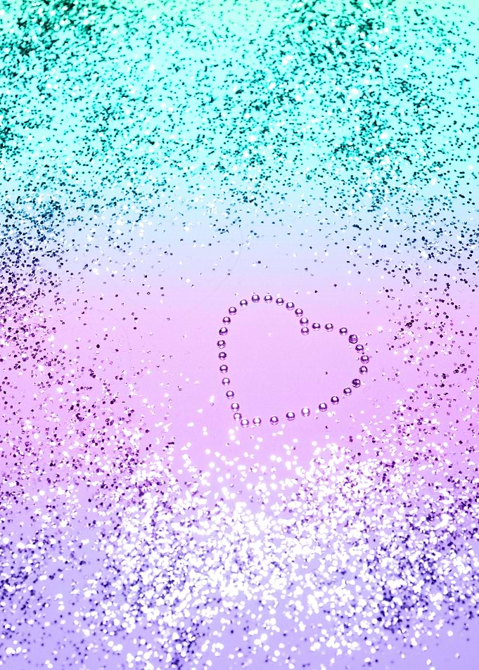 UNICORN Glitter Heart 9