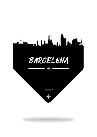 Barcelona Spain Skyline
