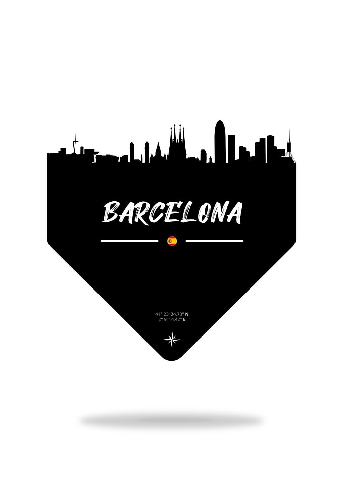 Barcelona Spain Skyline