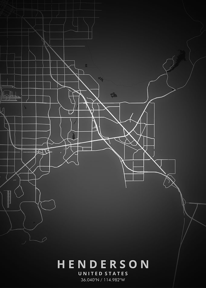 Henderson Map Posters