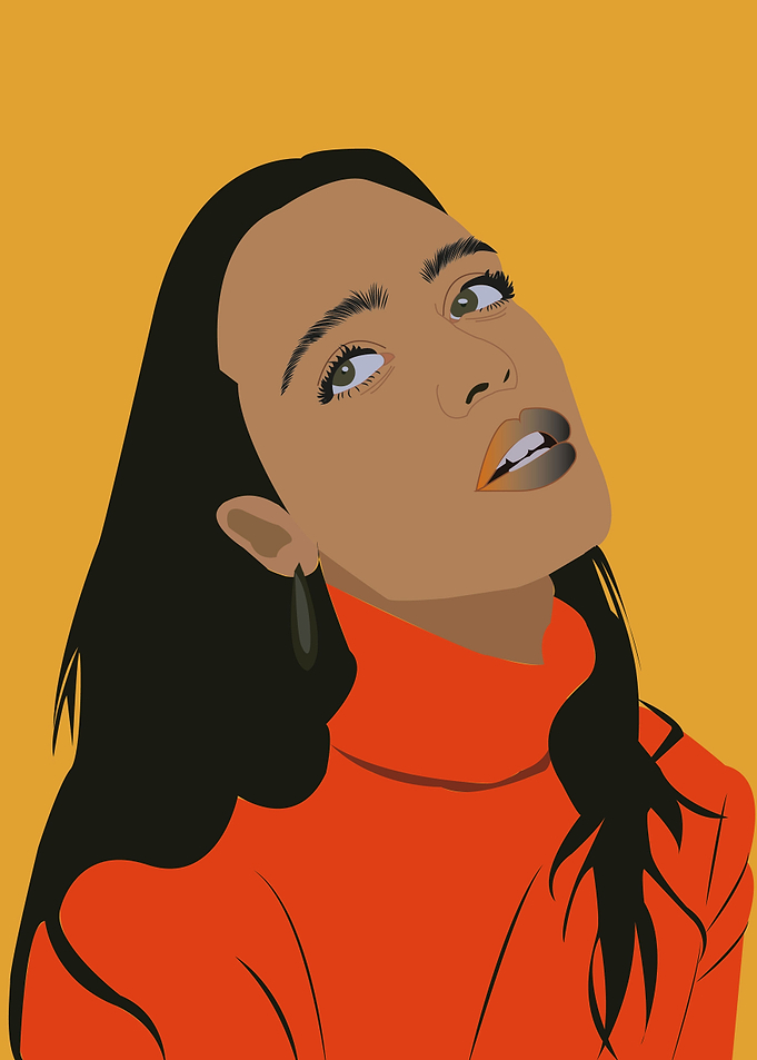 Lady in Orange