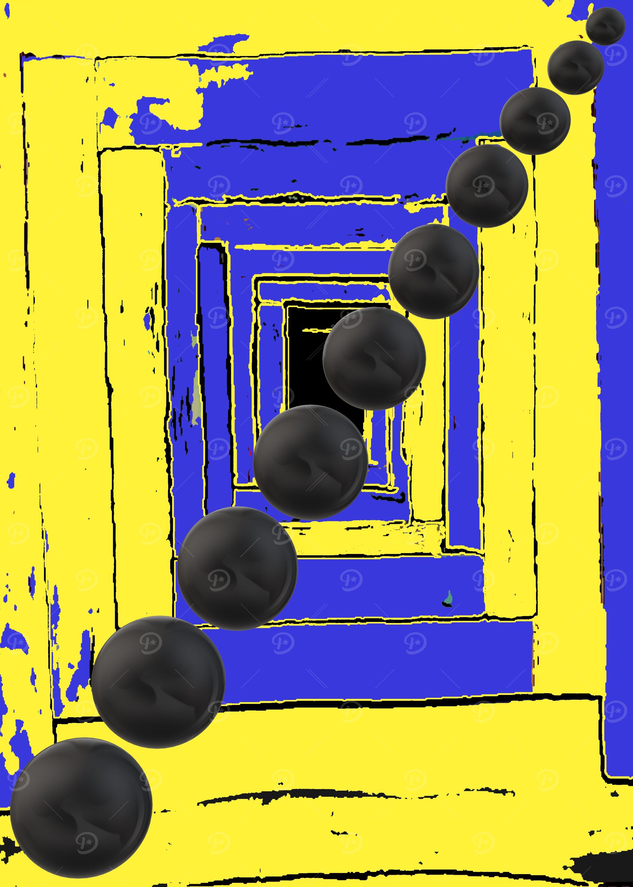 Spherical labyrinth