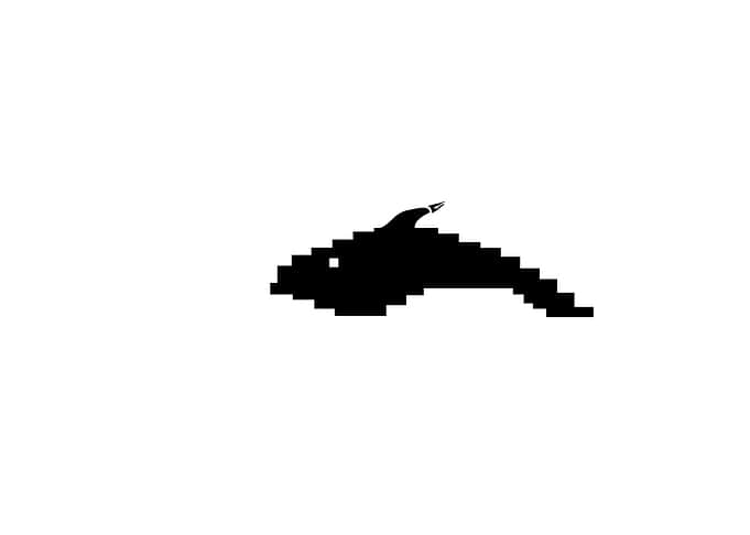 Just pixel shark
