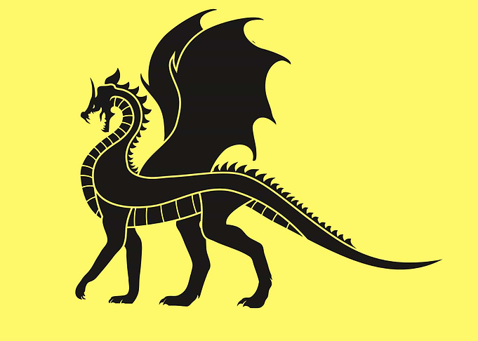 beautiful art of a dragon