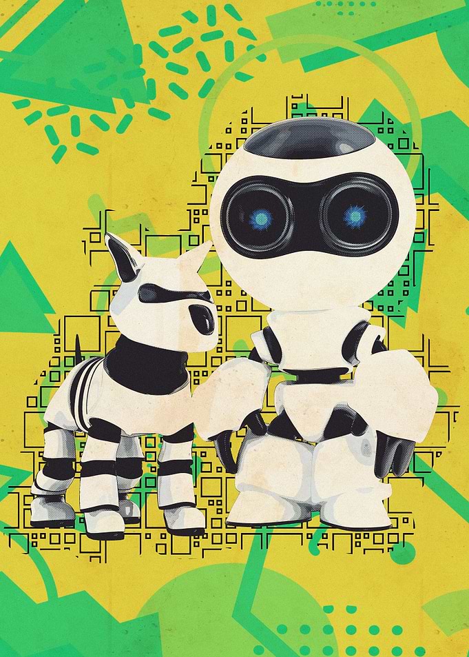Robot and Puppy