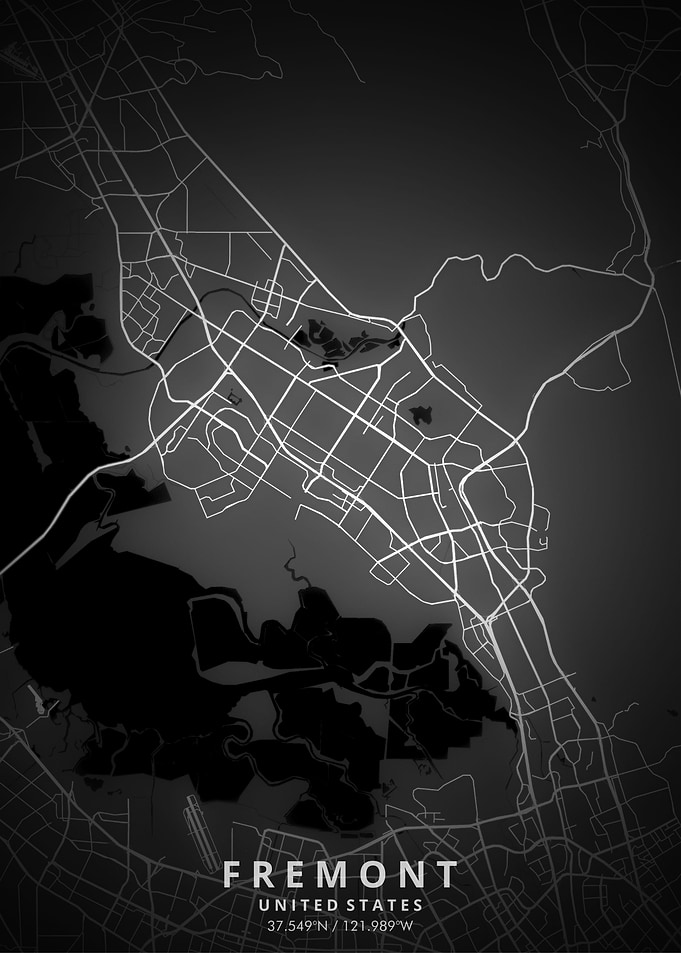Fremont Map Posters