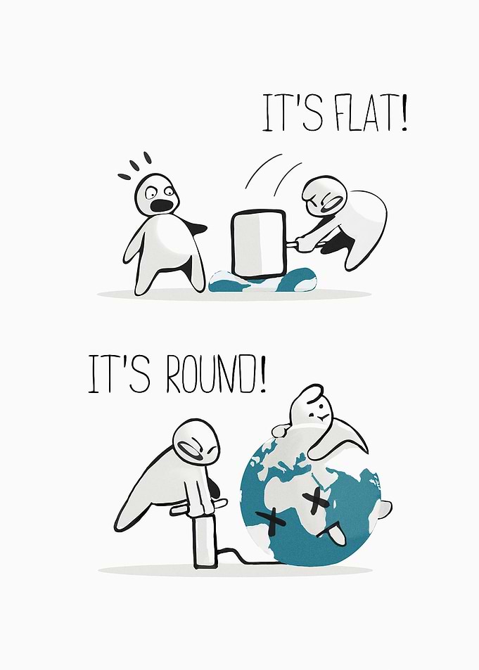 Flat Earth Vs Round Earth