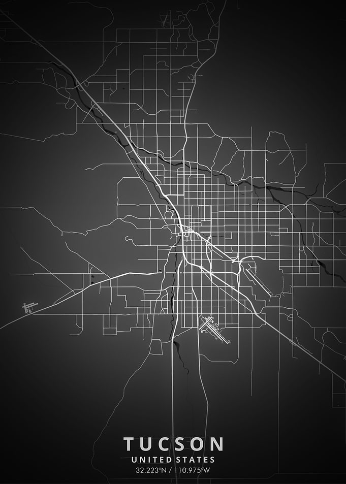 Tucson Map Posters
