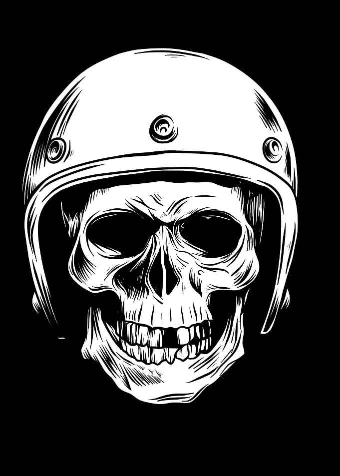 skull helmet