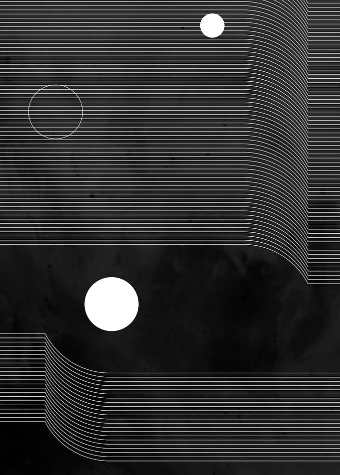Black and White Geometric
