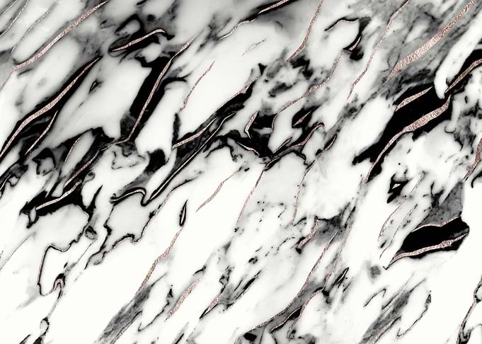 White Marble Rose Foil 1