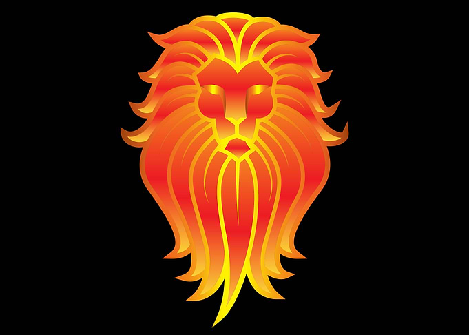 lion art hand drawn