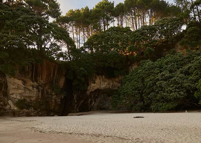 Sunrise at cathedral cove