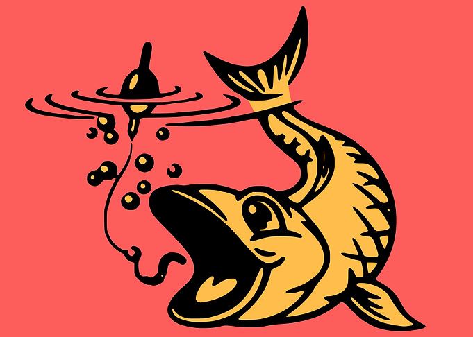 aquatic animal fish art