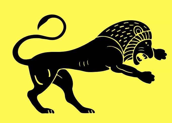 lion art hand drawn