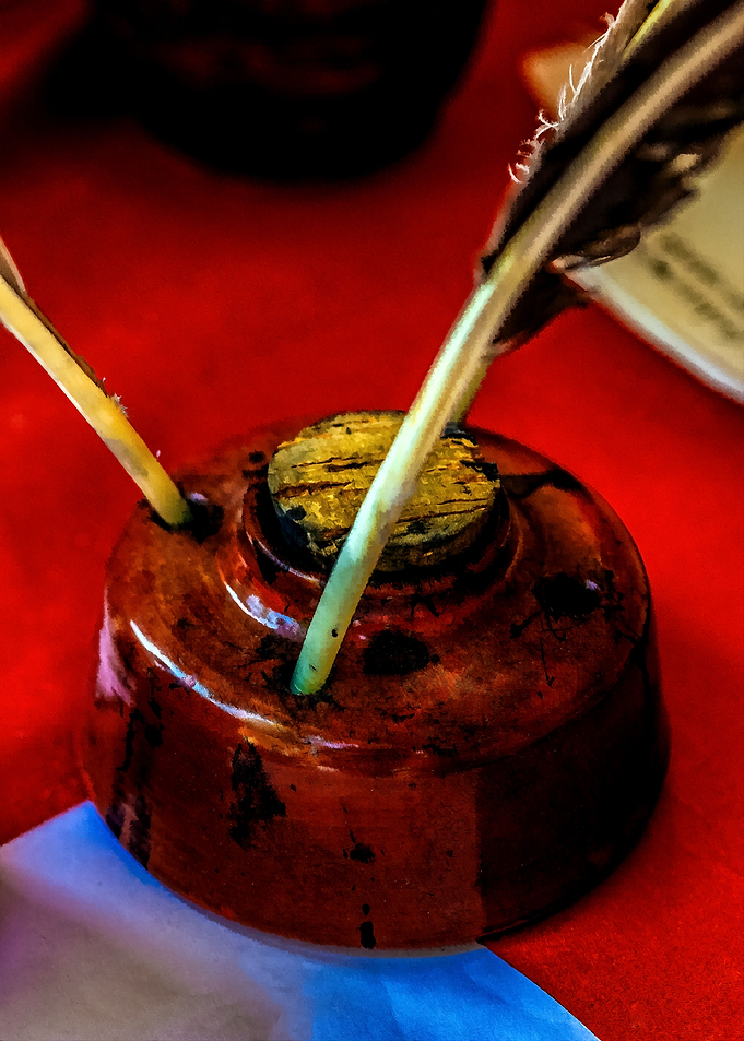 Inkstand And Quills