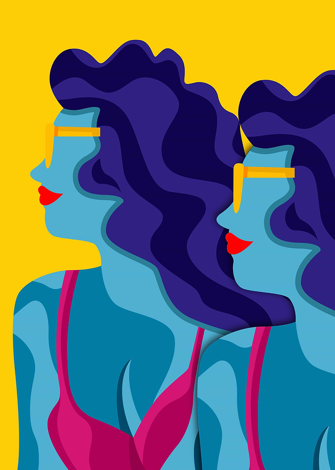 2 Sisters Pop Art