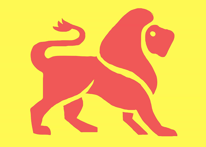 lion art hand drawn
