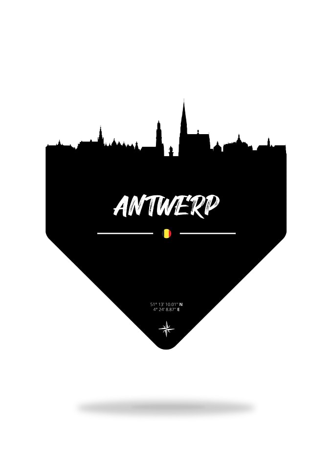 Antwerp Belgium Skyline