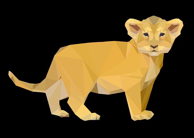 lion art hand drawn