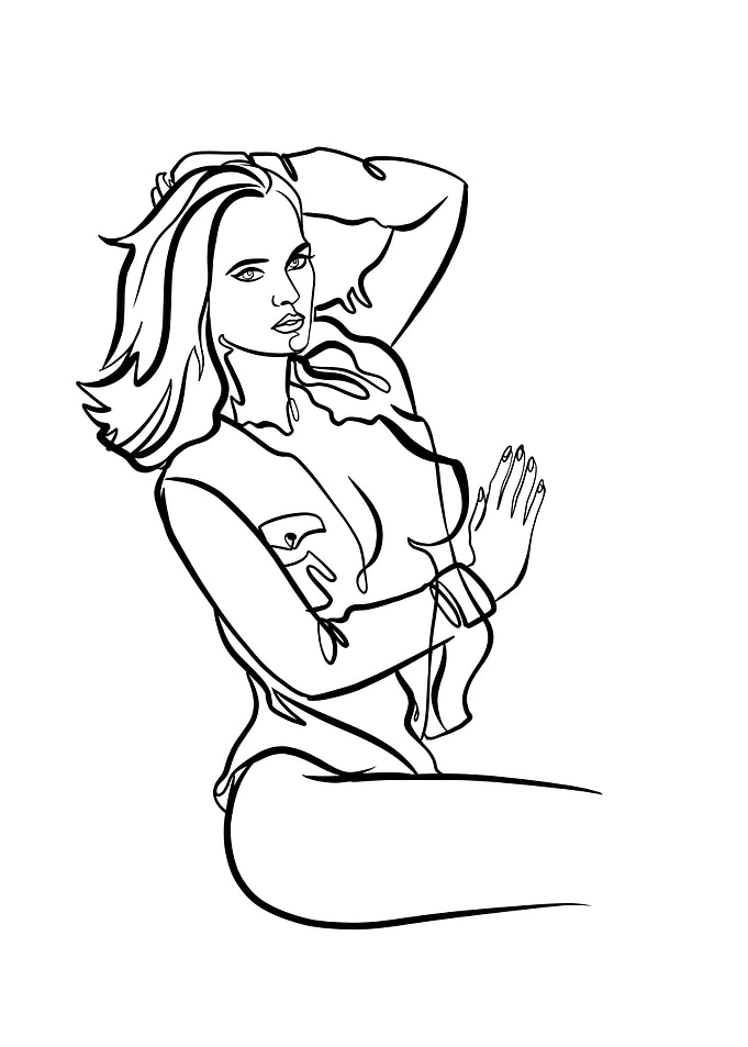 Girl in Shirt