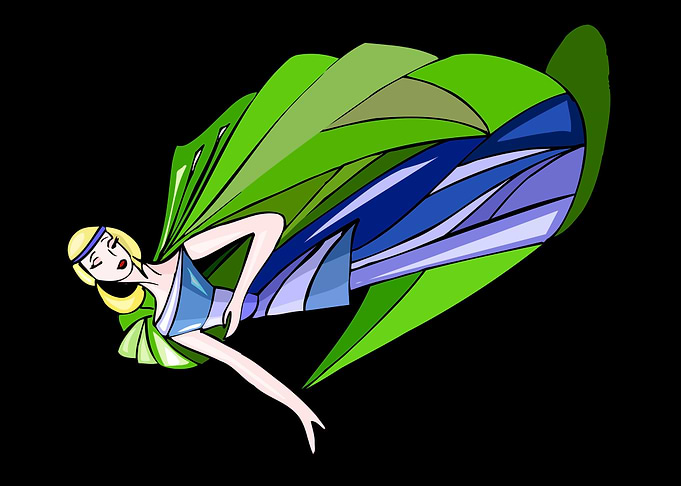 beautiful dancing angel