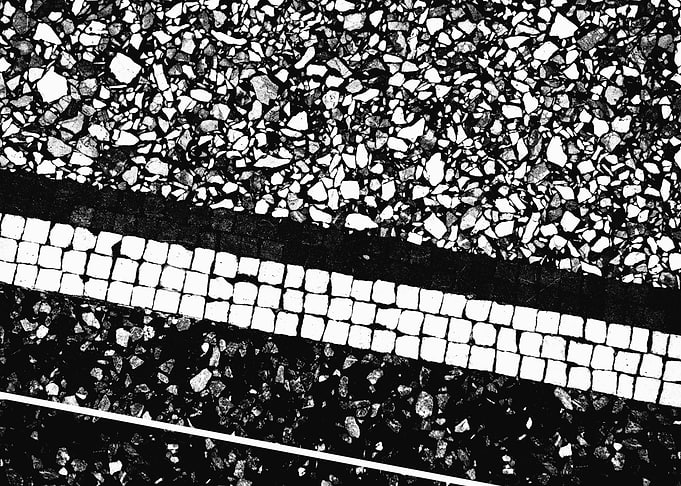 Terrazzo Black White 1