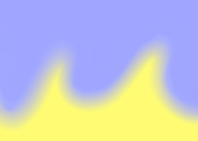 blue and yellow