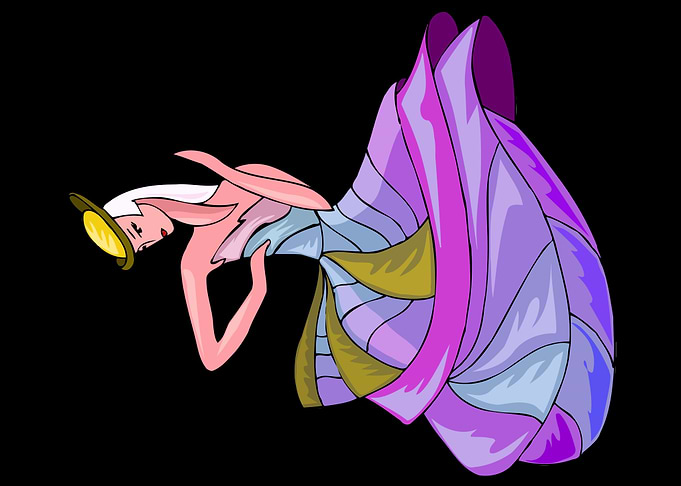 beautiful dancing angel