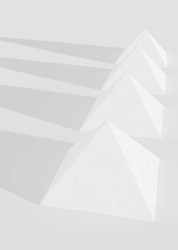 White Minimal Pyramids