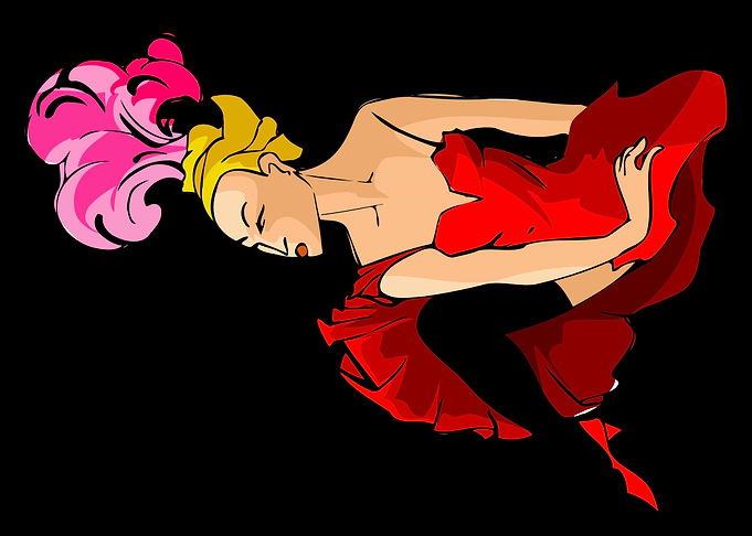beautiful dancing angel