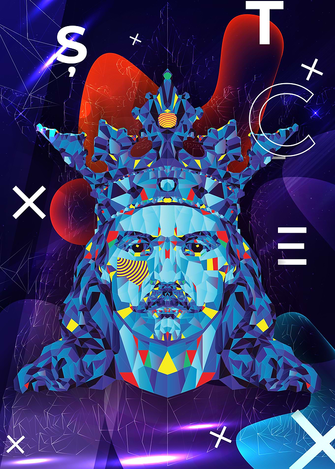 Medieval Futuristic King
