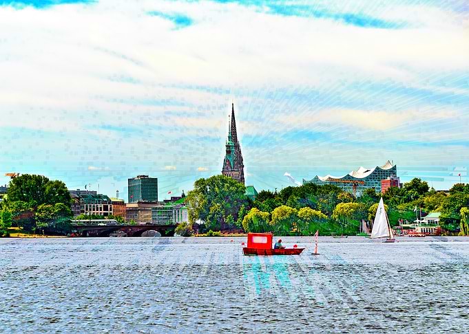 Outer Alster lake