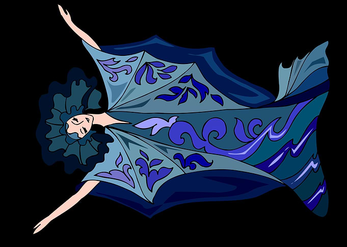 beautiful dancing angel
