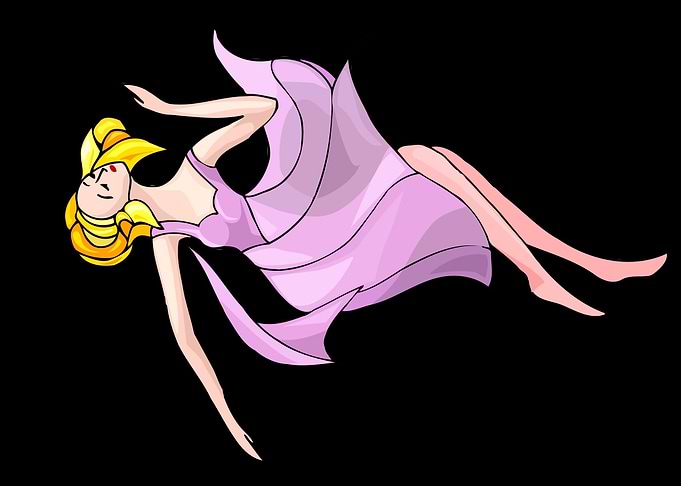 beautiful dancing angel