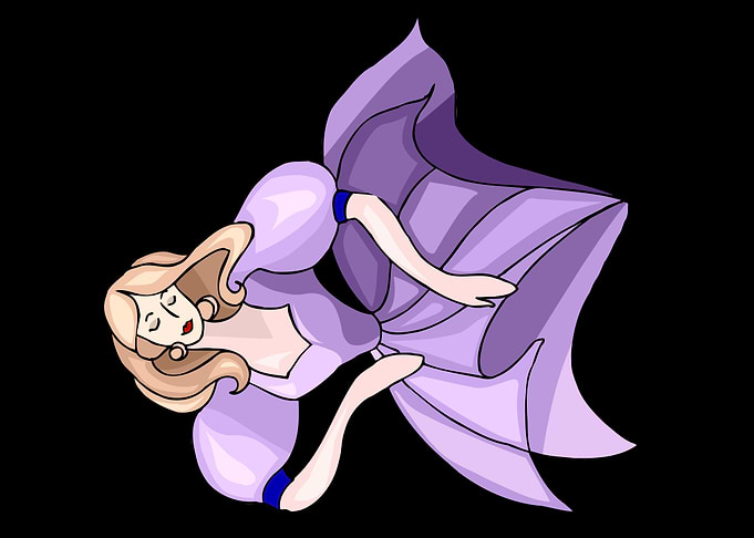 beautiful dancing angel