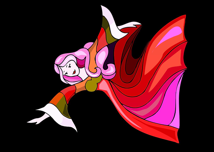 beautiful dancing angel