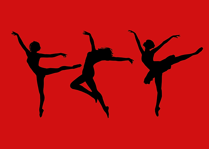 art of a dancing women