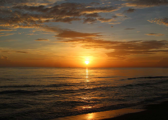 Early morning rise