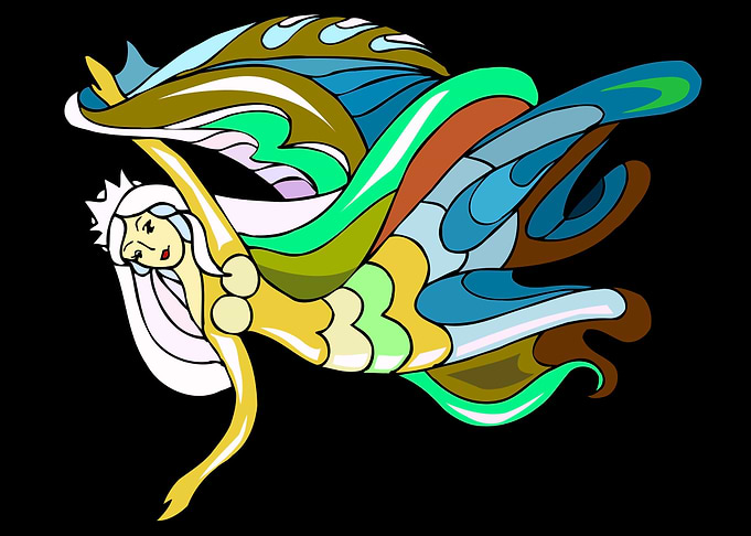 beautiful dancing angel