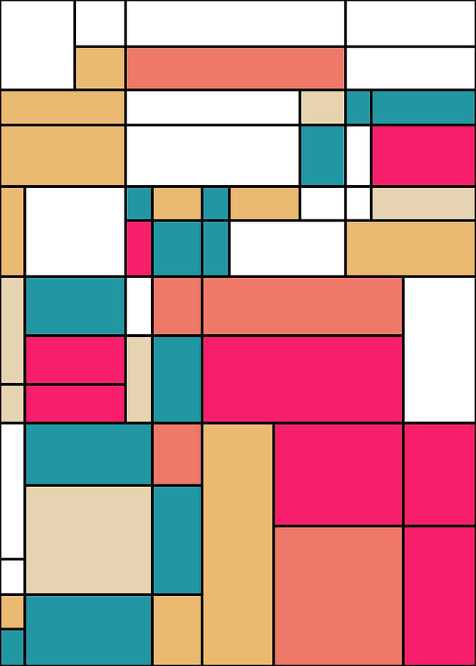 Piet Mondrian style