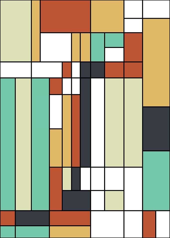 Piet Mondrian style