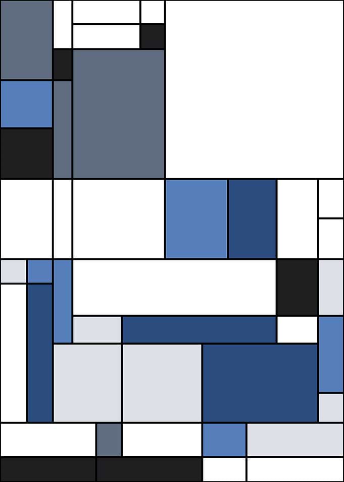 Piet Mondrian style