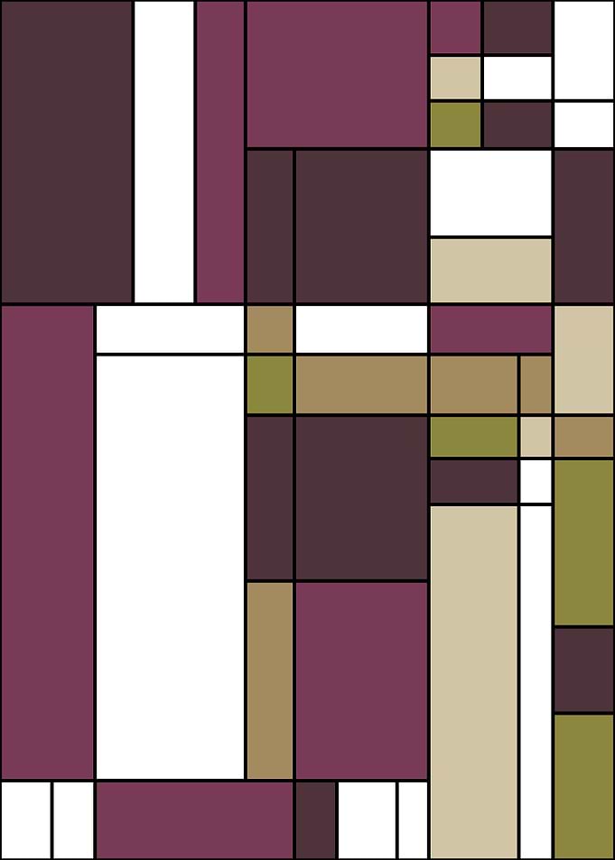 Piet Mondrian style