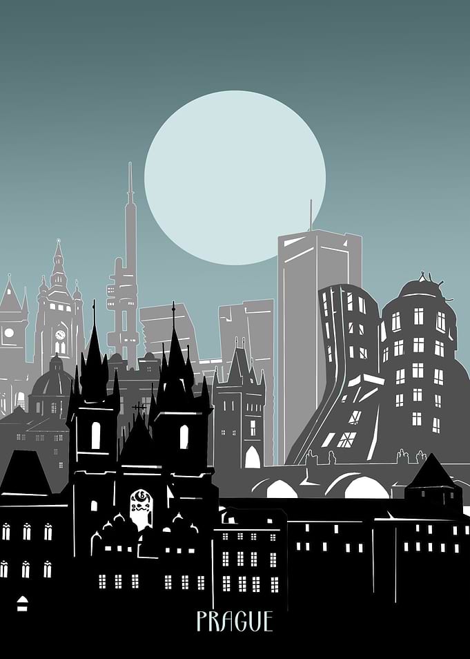prague city minimal