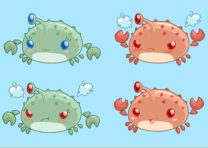 Alien crabs