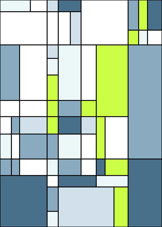 Piet Mondrian style